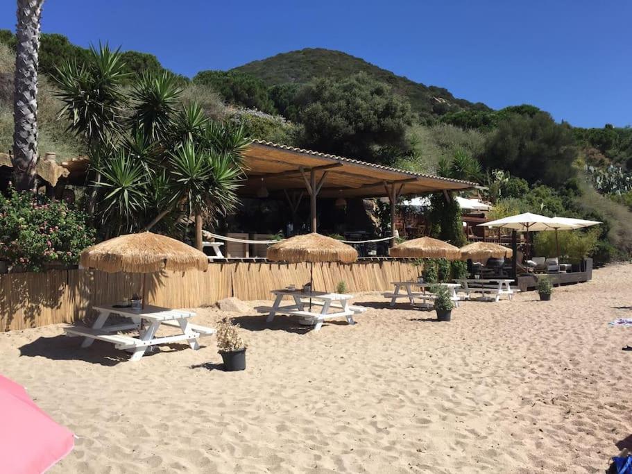 F2 Vue Mer Dans Residence Avec Piscine Ajaccio  Exterior photo